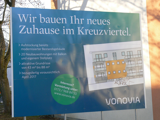 Vonovia Werbetafel